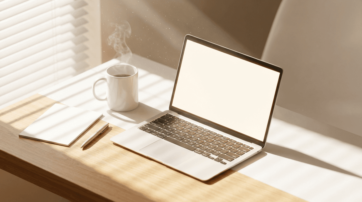 Document on a wooden desk with pen