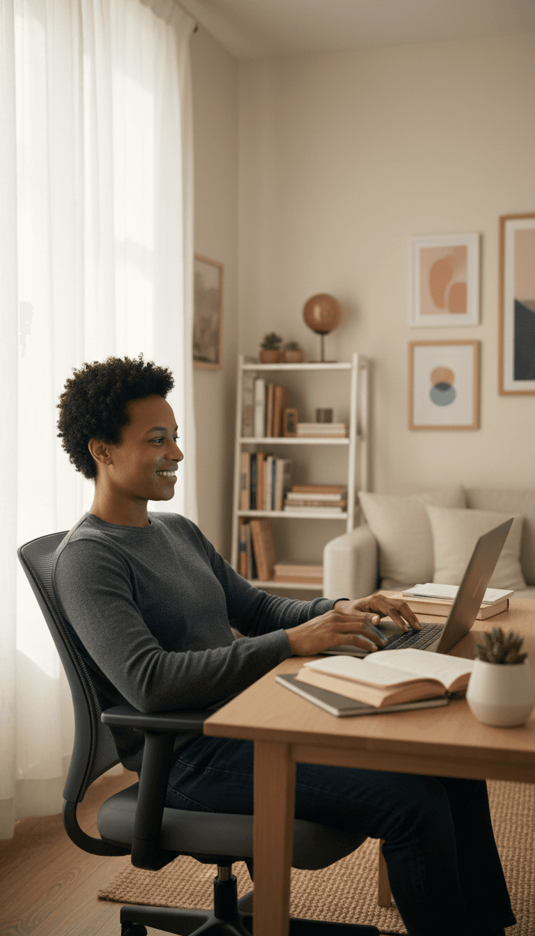 Professional video content creator at work