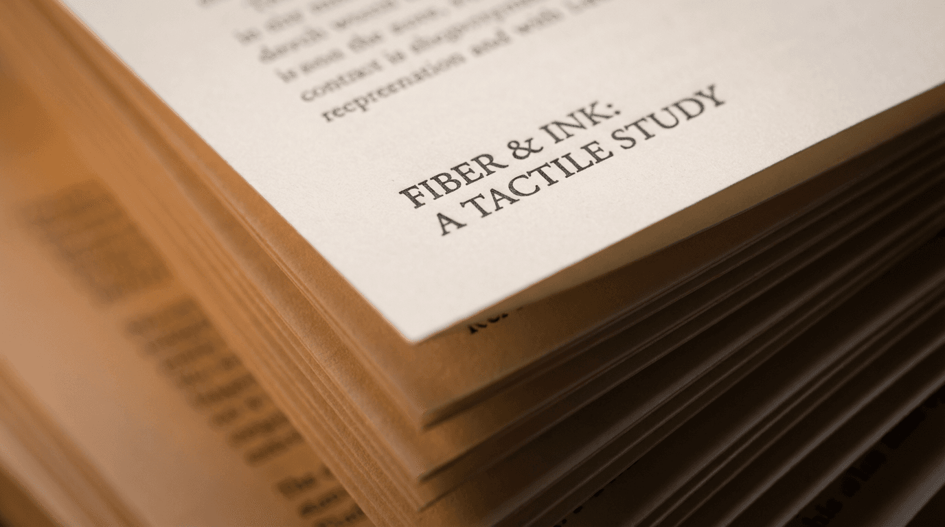 Documents and papers displayed on a white surface